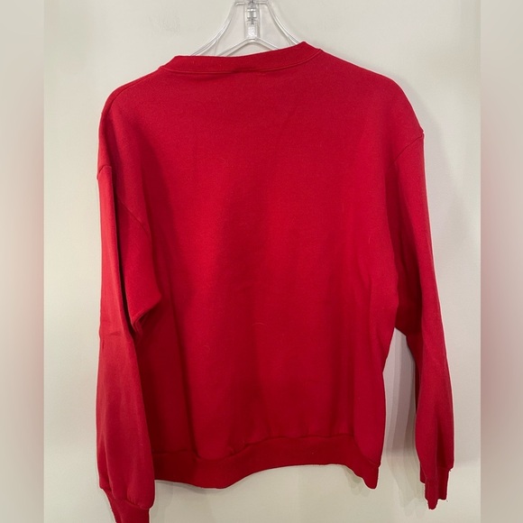 Vintage Christmas Crewneck Sweatshirt Creepy Santa Better Watch Out Unisex USA - Picture 2 of 9